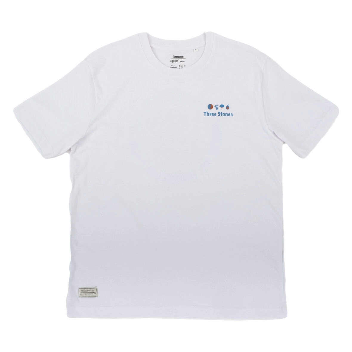 CAMISETA TOPOGRAFIA WHITE MUJER