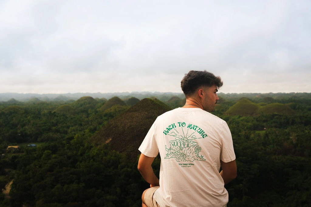 CAMISETA BLANCO VINTAGE BACK TO NATURE 