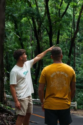 CAMISETA OCRE BACK TO NATURE