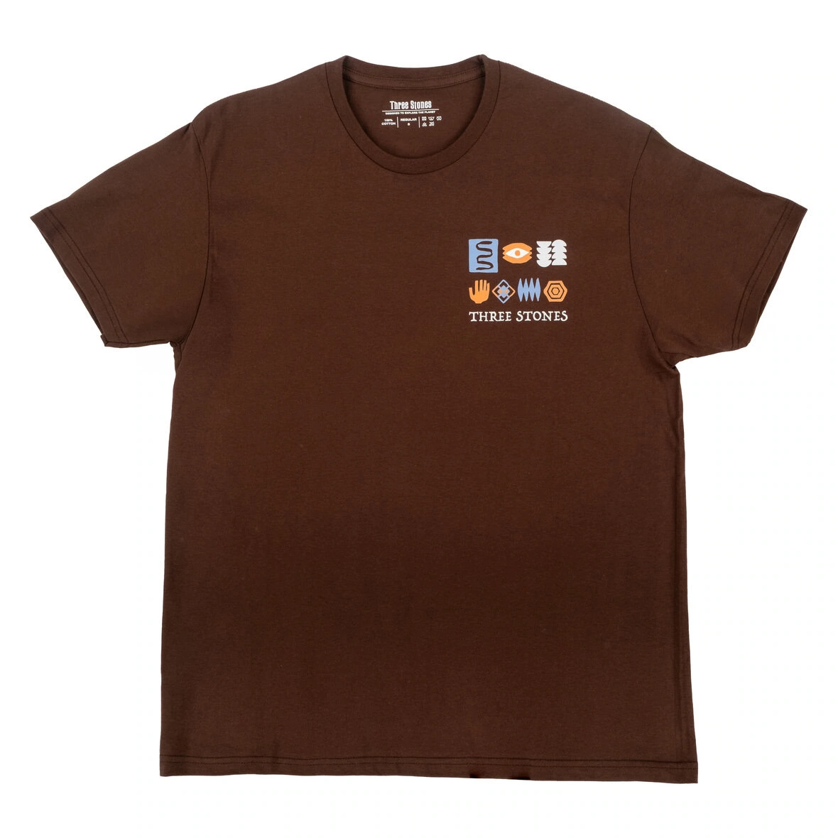 CAMISETA ELEMENTOS RANDOM BROWN MUJER
