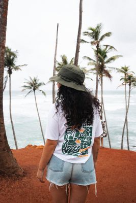 CAMISETA DE MUJER FLOW BLANCA CROPPED 