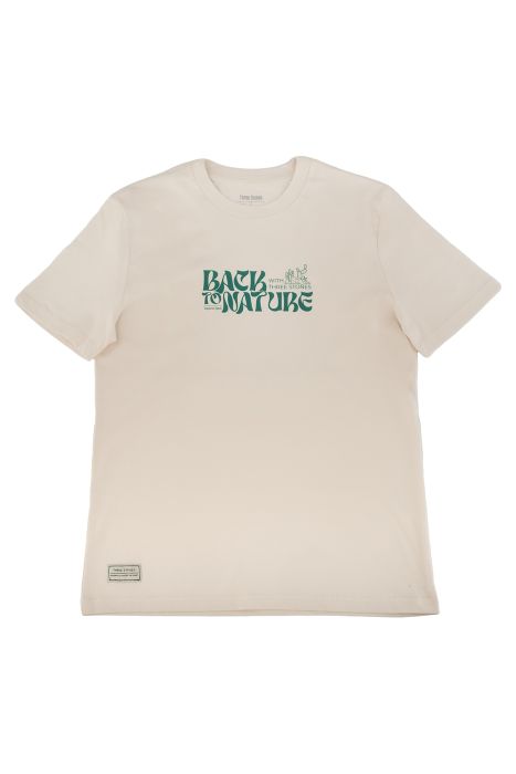 CAMISETA BLANCO VINTAGE BACK TO NATURE 