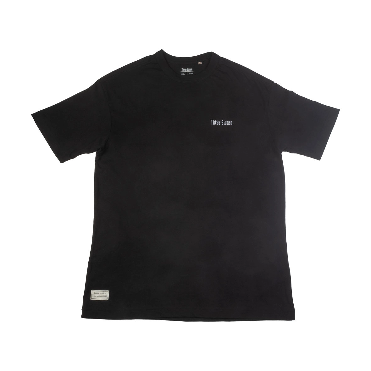 BLACK BASIC OVERSIZED TEE