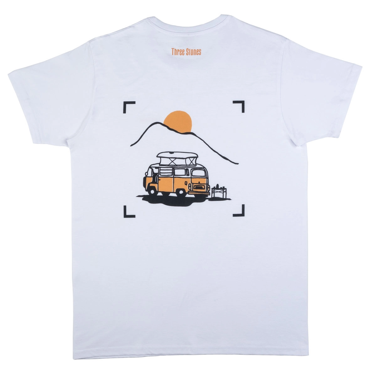 WHITE CAMPER TEE