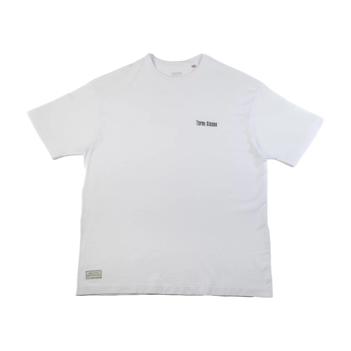 WHITE BASIC OVERSIZED TEE