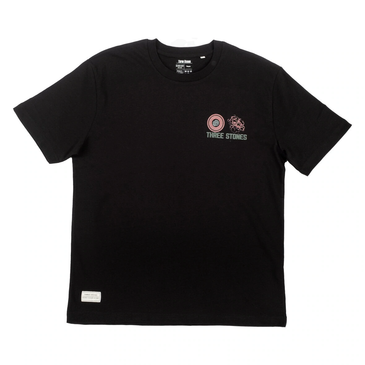 CAMISETA SURF-MONTAÑA BLACK MUJER 