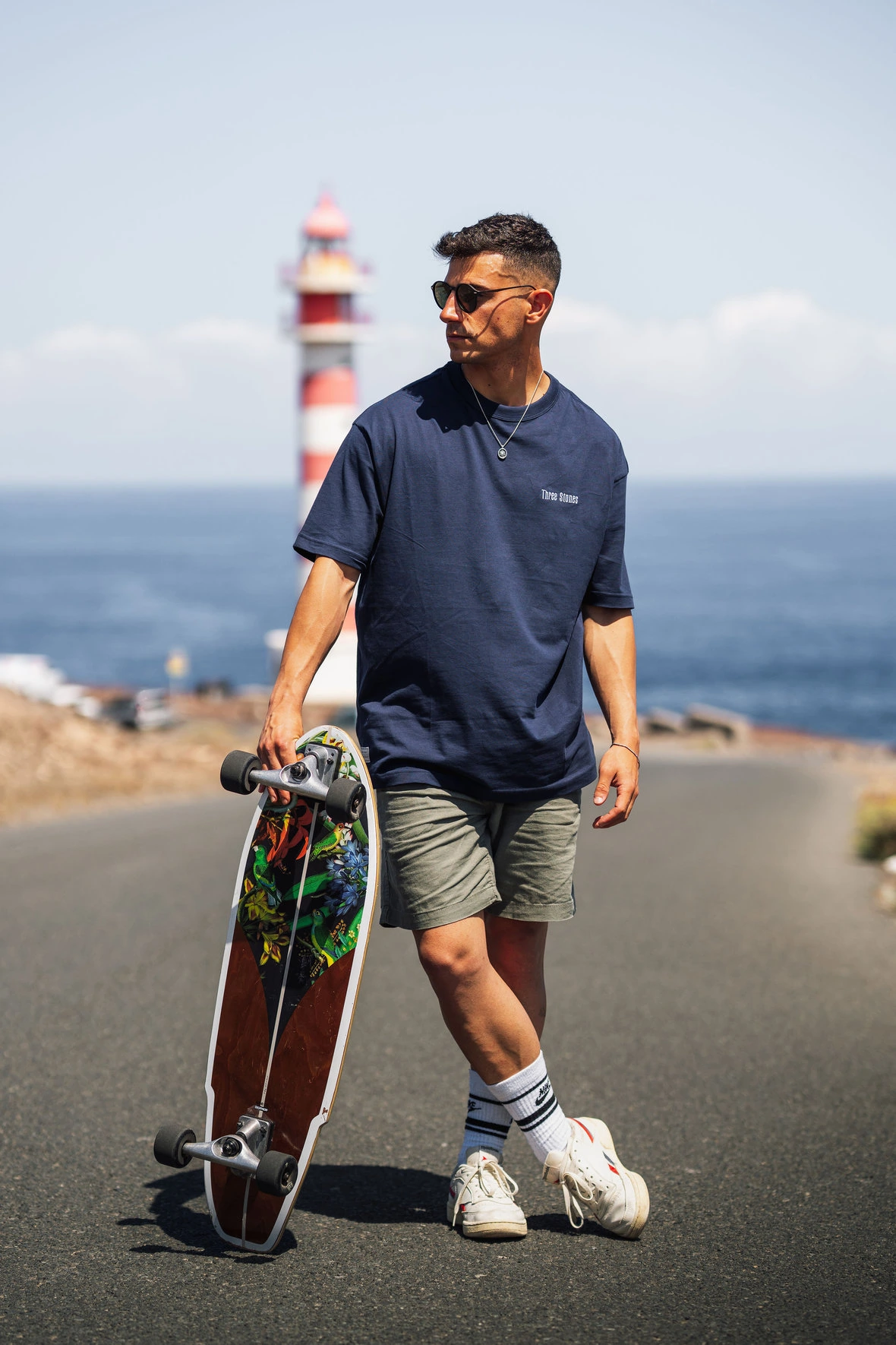 BLUE WAVE BASIC OVERSIZED TEE