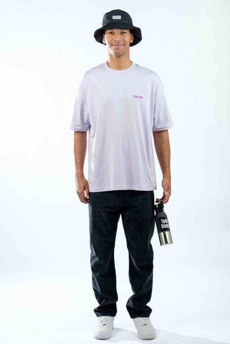 VIOLET BASIC OVERSIZE TEE