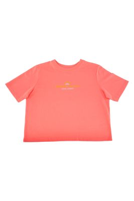 CAMISETA DE MUJER FLOW FUCSIA CROPPED