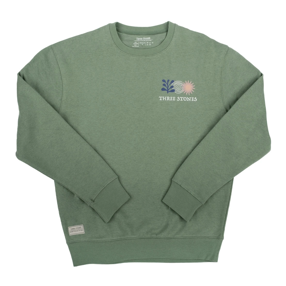 SUDADERA FREE SPIRIT VERDE MINT HOMBRE