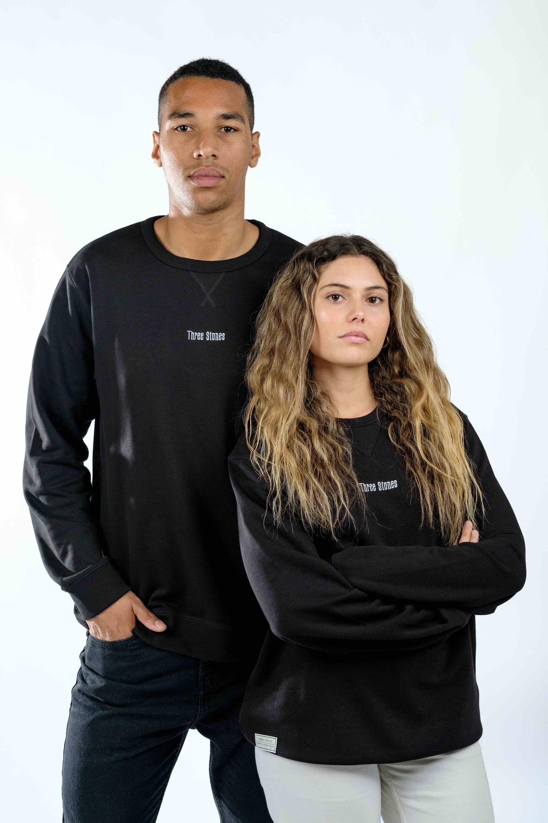 BLACK3STONES CLASSIC CREWNECK | Three Stones Brand