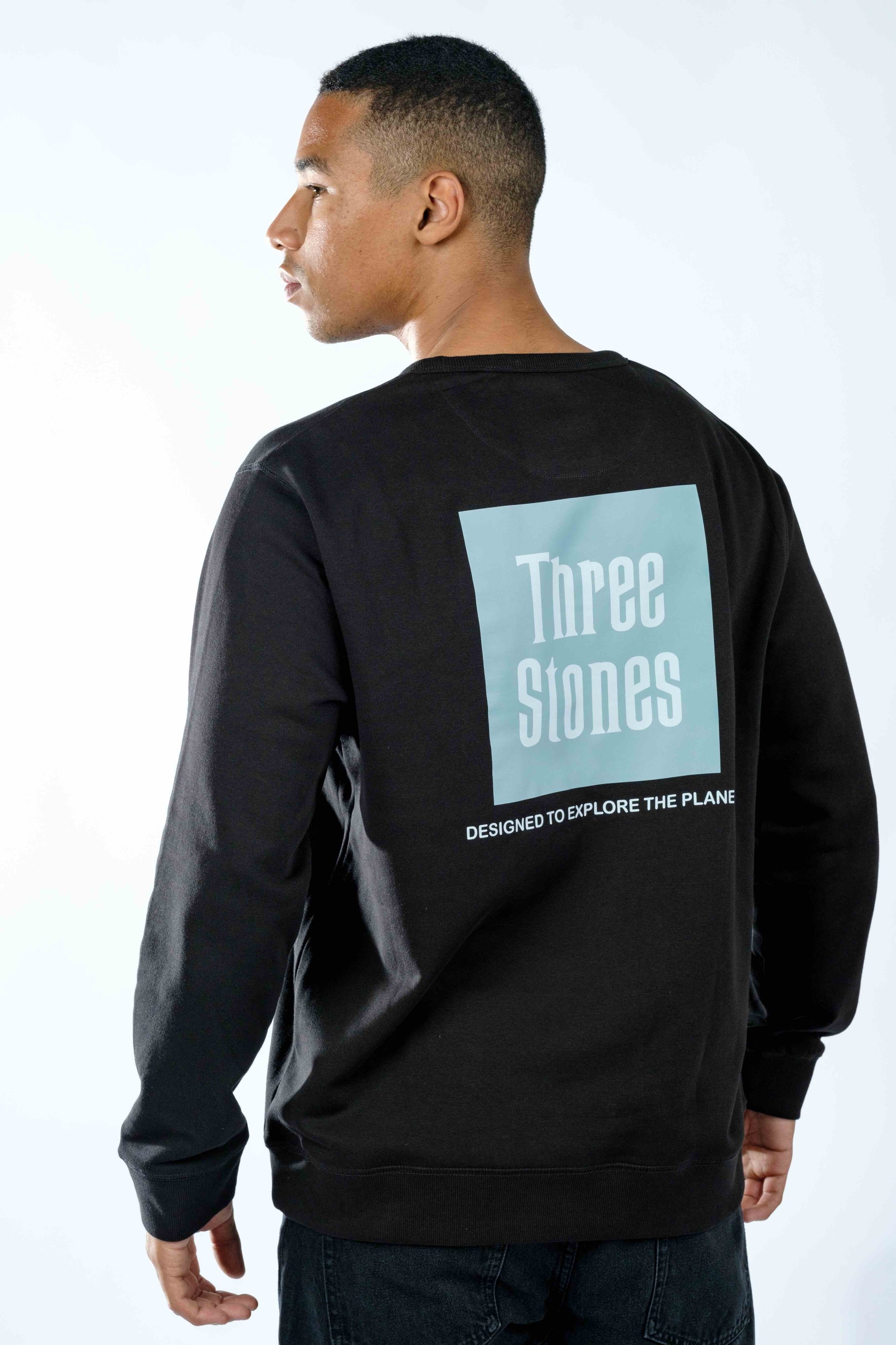 BLACK3STONES CLASSIC CREWNECK | Three Stones Brand