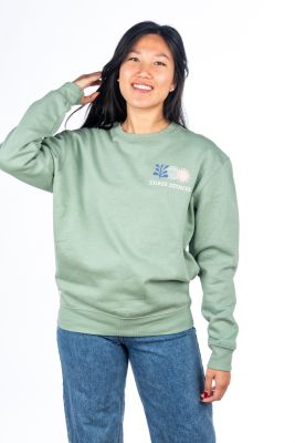 SUDADERA FREE SPIRIT VERDE MINT MUJER