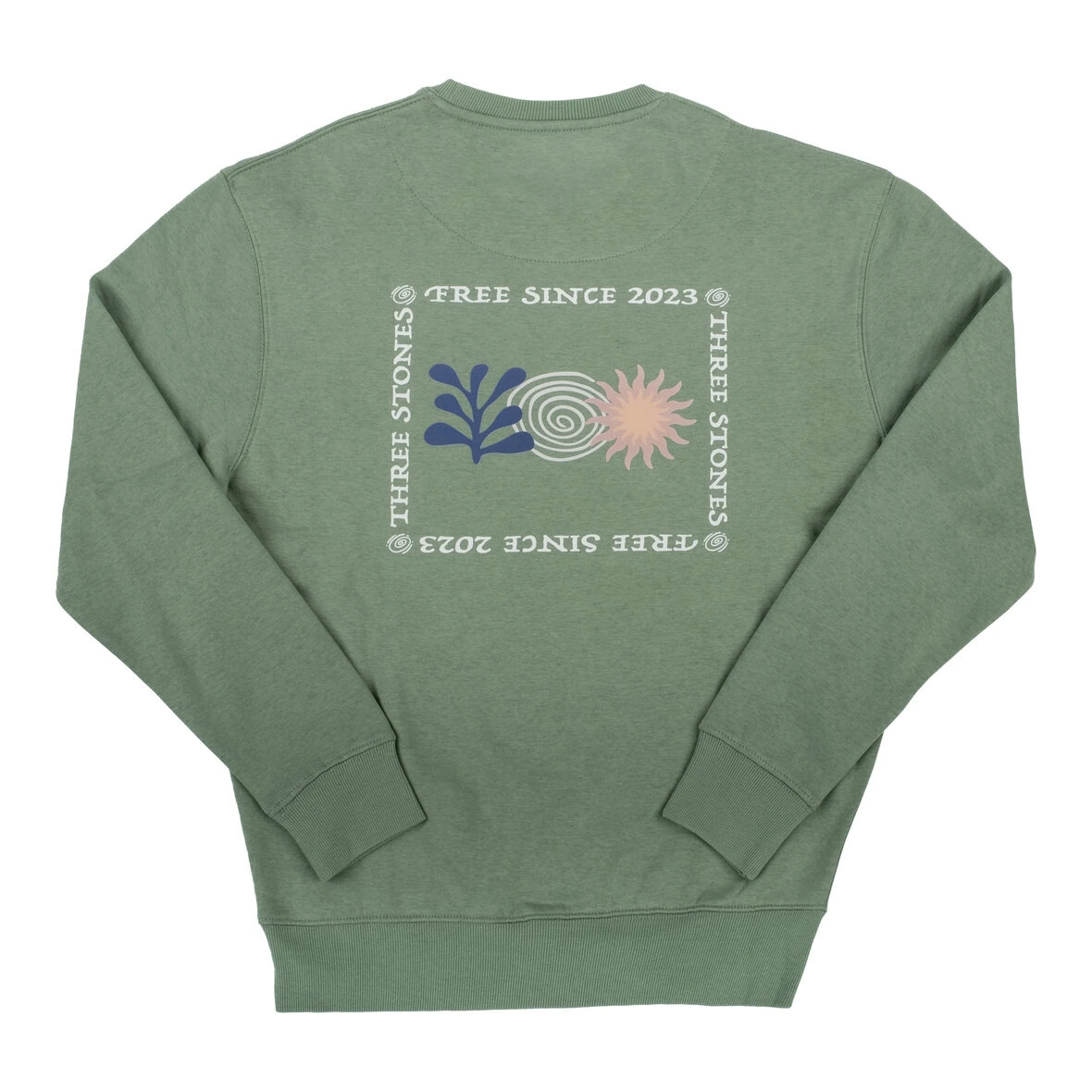 SUDADERA FREE SPIRIT VERDE MINT HOMBRE